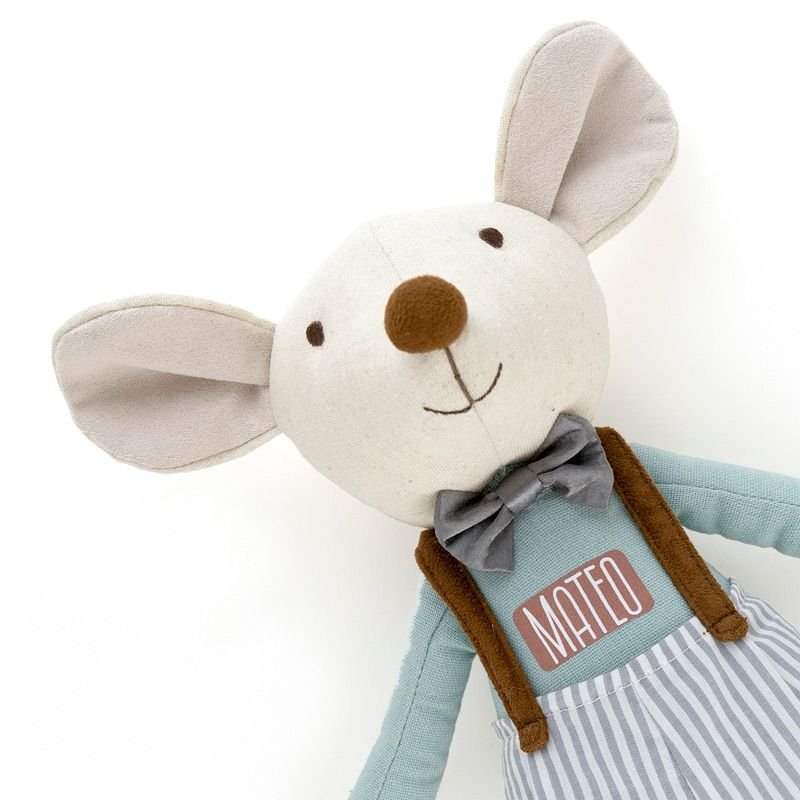 Muñeco trapo personalizado ratoncito - Nanetes