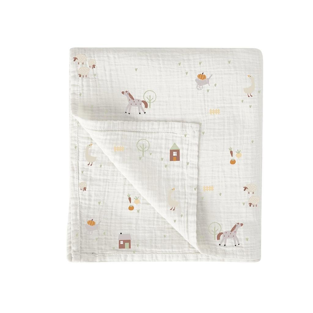 Muselina Bebé Bambú Farm Bimbi - Nanetes