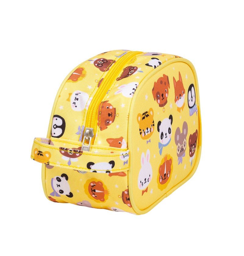 Neceser infantil Estuche Animales amarillo - Nanetes