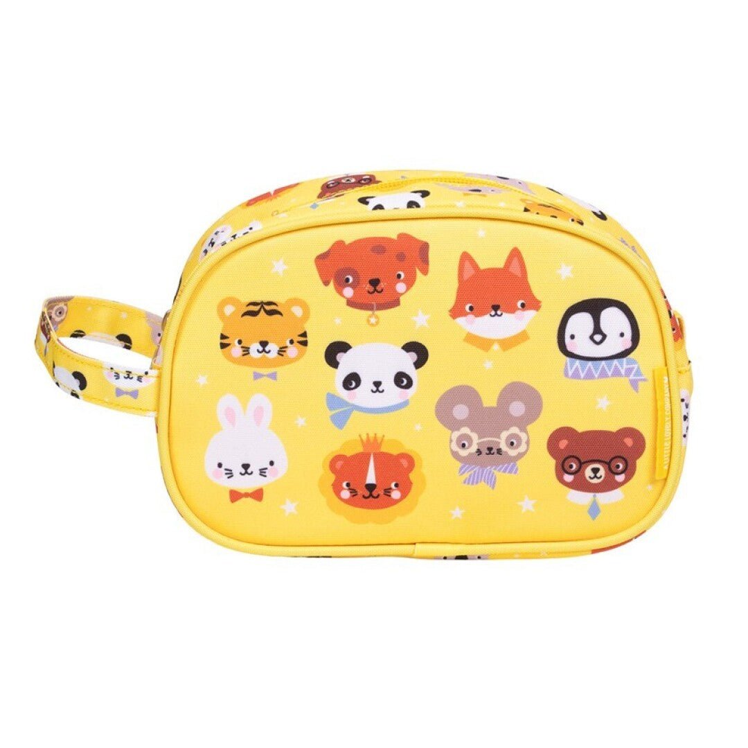 Neceser infantil Estuche Animales amarillo - Nanetes