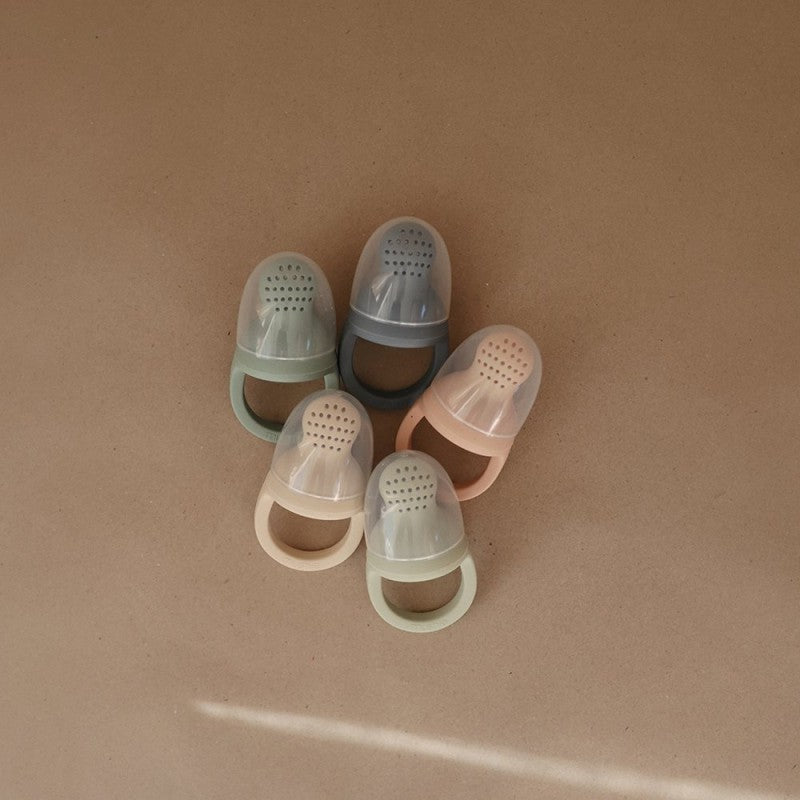 Pack x2 Alimentadores antiahogo silicona Arena - Nanetes