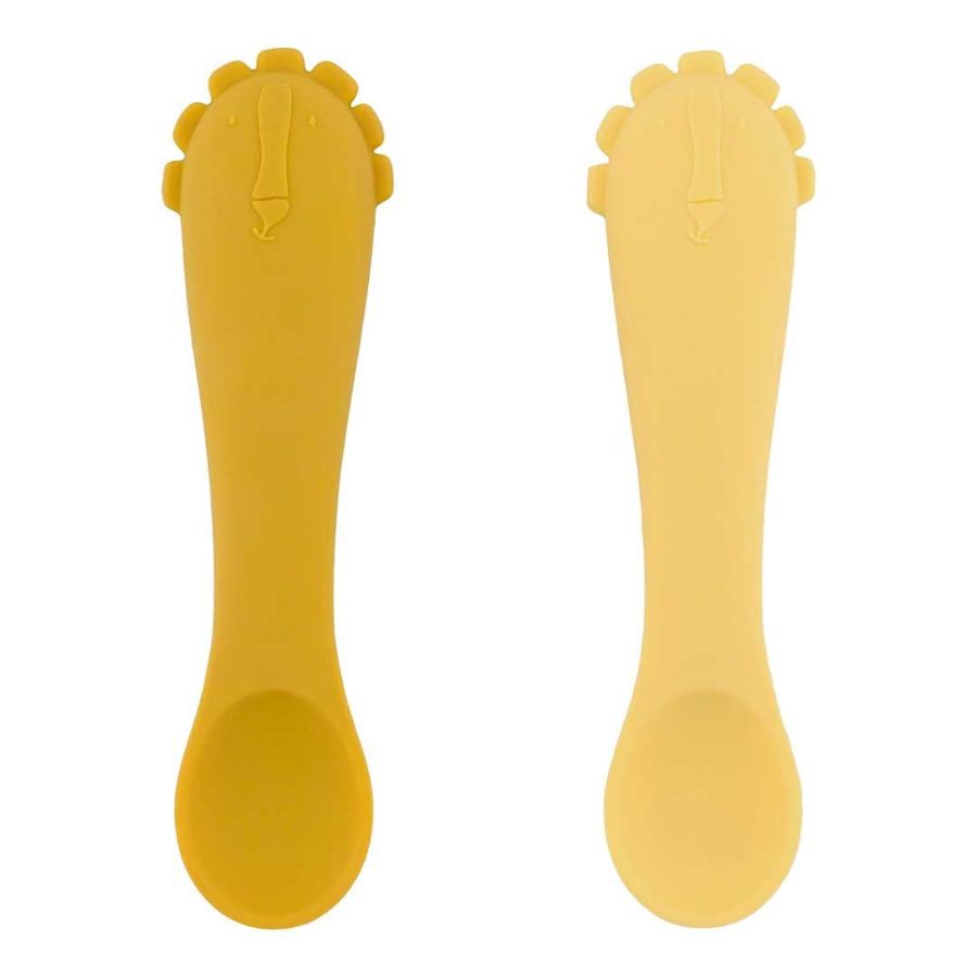 Cucharas silicona Bebé Leon Trixie