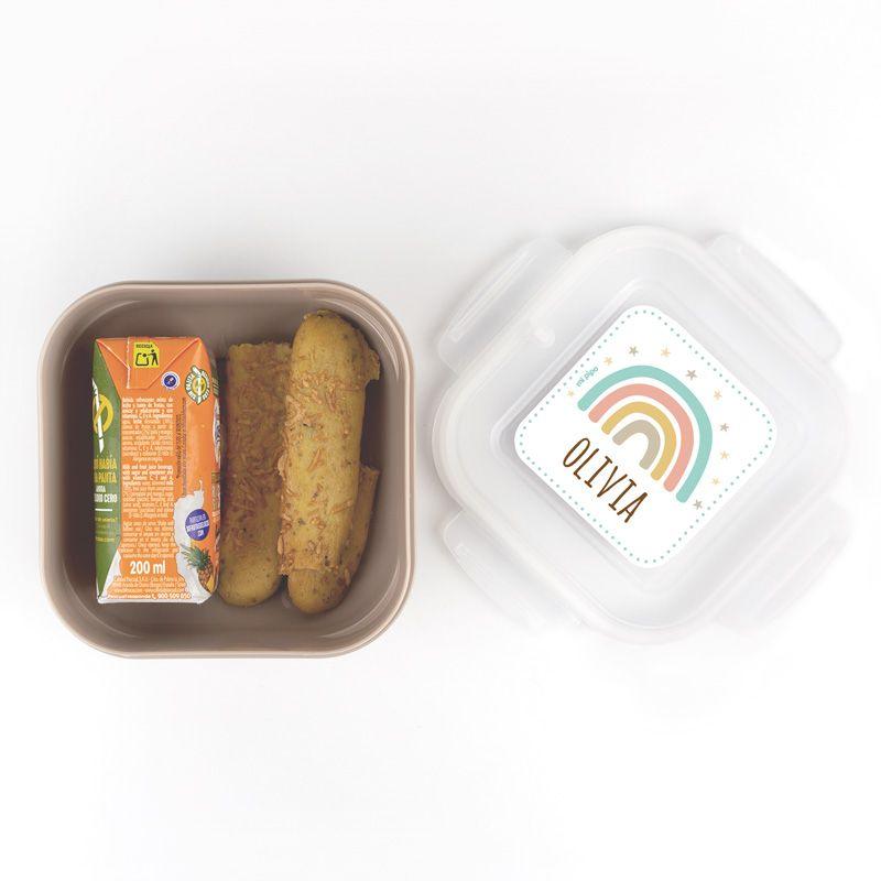 Pack x2 fiambreras Hada-Arco Iris - Nanetes #