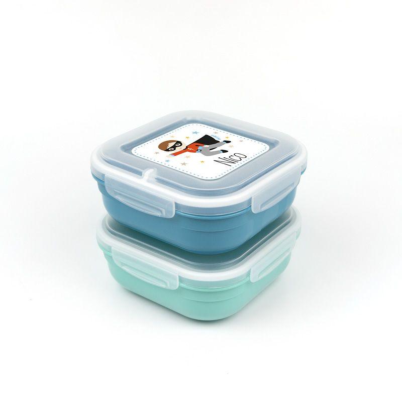 Pack x2 fiambreras Dino-Pirata - Nanetes #