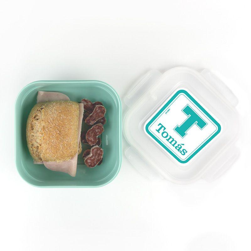 Pack x2 fiambreras School azul - Nanetes #