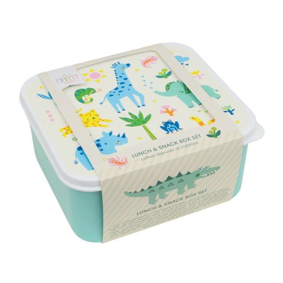Set x4 fiambreras infantiles Jungla - Nanetes