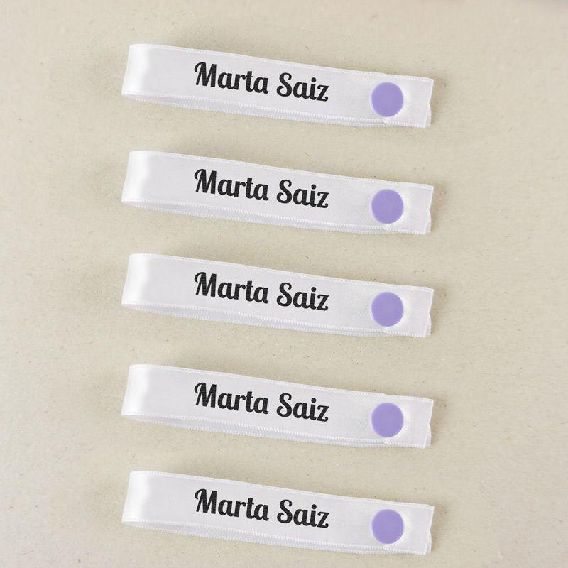 Pack 5 cintas cuelga ropa personalizadas - Nanetes