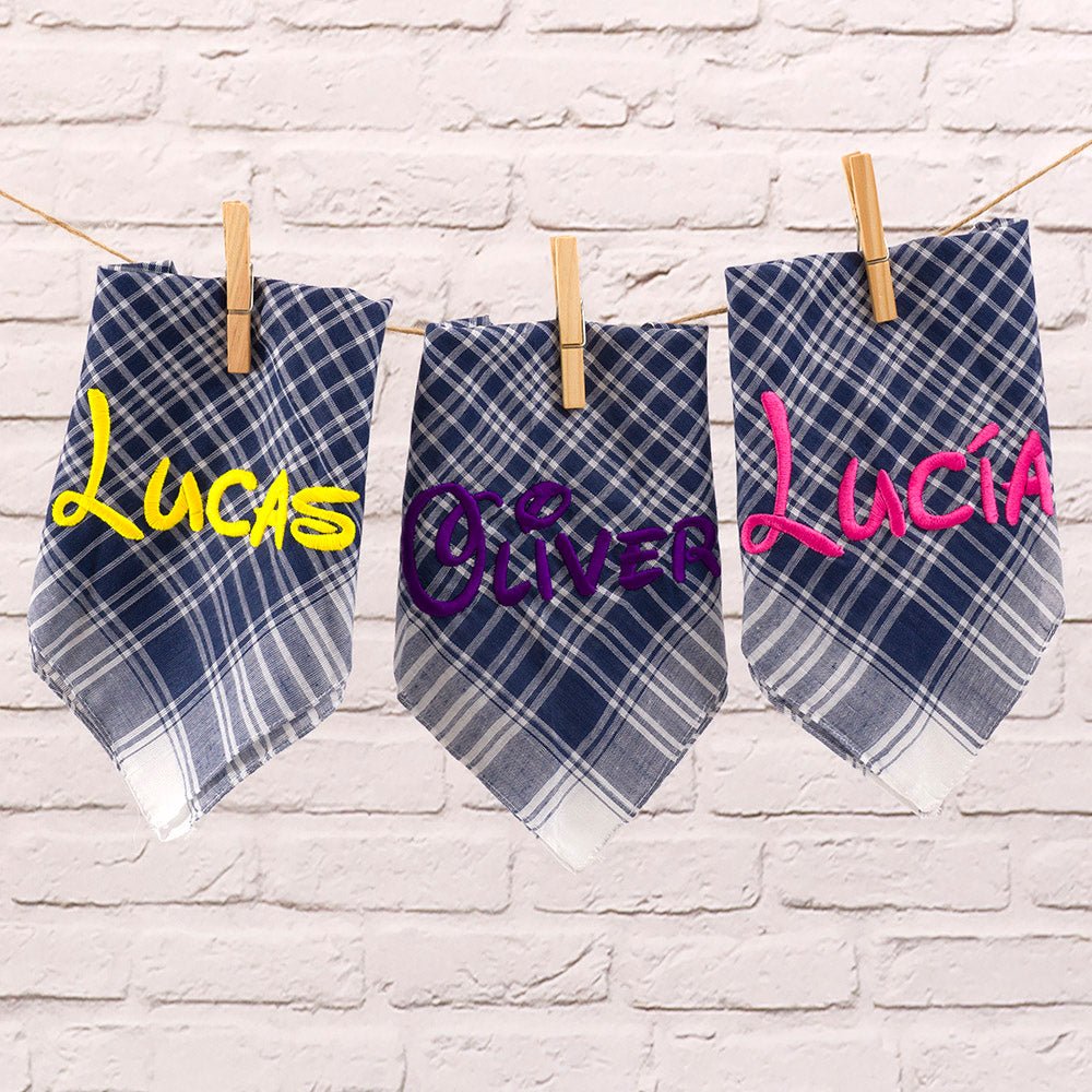 Pañuelos Falleros Personalizados Bordado Nombre Nanetes - Nanetes