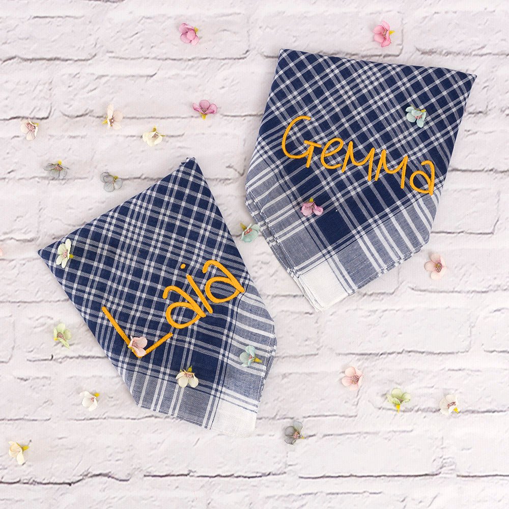 Pañuelos Falleros Personalizados Bordado Nombre Nanetes - Nanetes