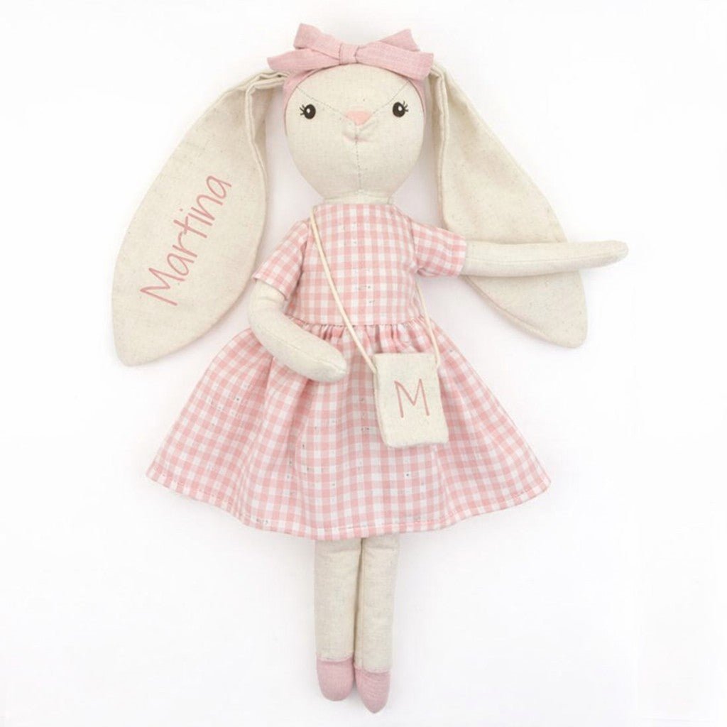 Muñeco trapo personalizado conejita orejas - Nanetes