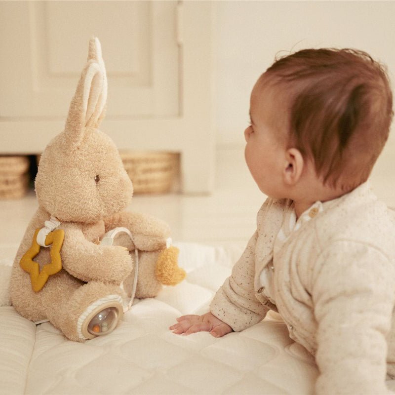Peluche Conejo actividades Newborn Natural Little Duch - Nanetes
