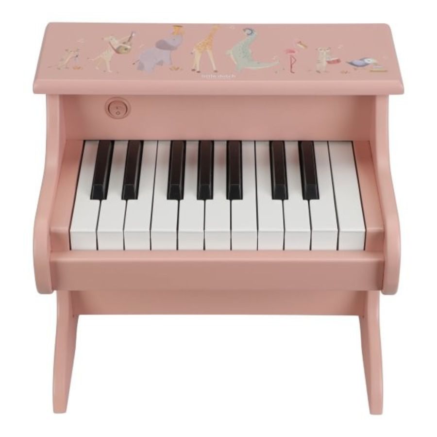 Piano Juguete Infantil Rosa Little Dutch