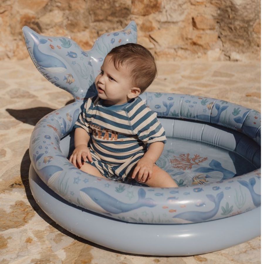Piscina Hinchable Cola Ballena Little Dutch - Nanetes