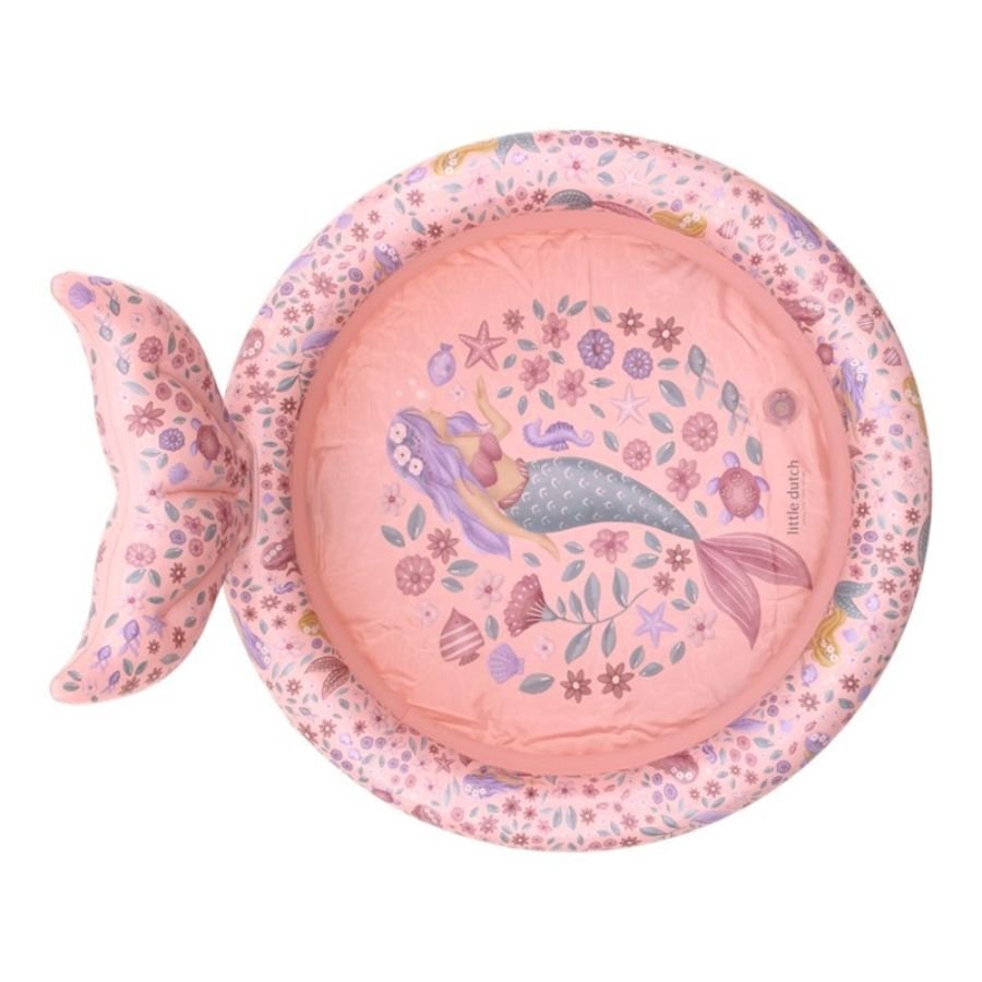 Piscina Hinchable Cola Sirena Little Dutch - Nanetes