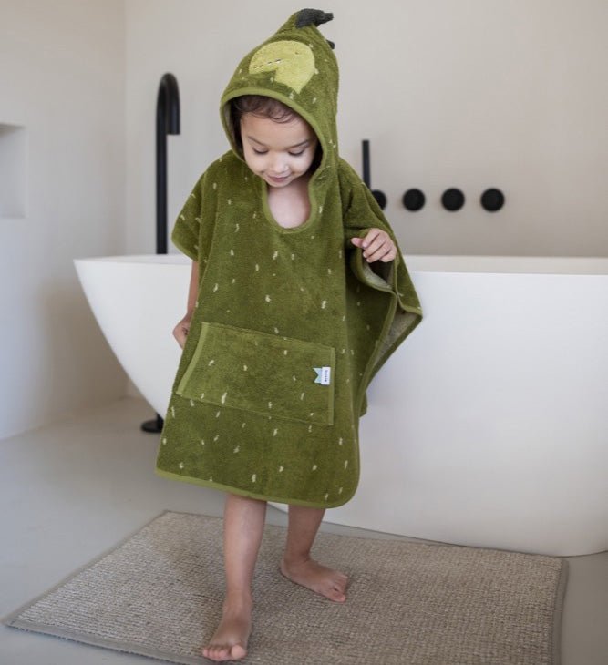 Poncho baño infantil Dino Trixie - Nanetes