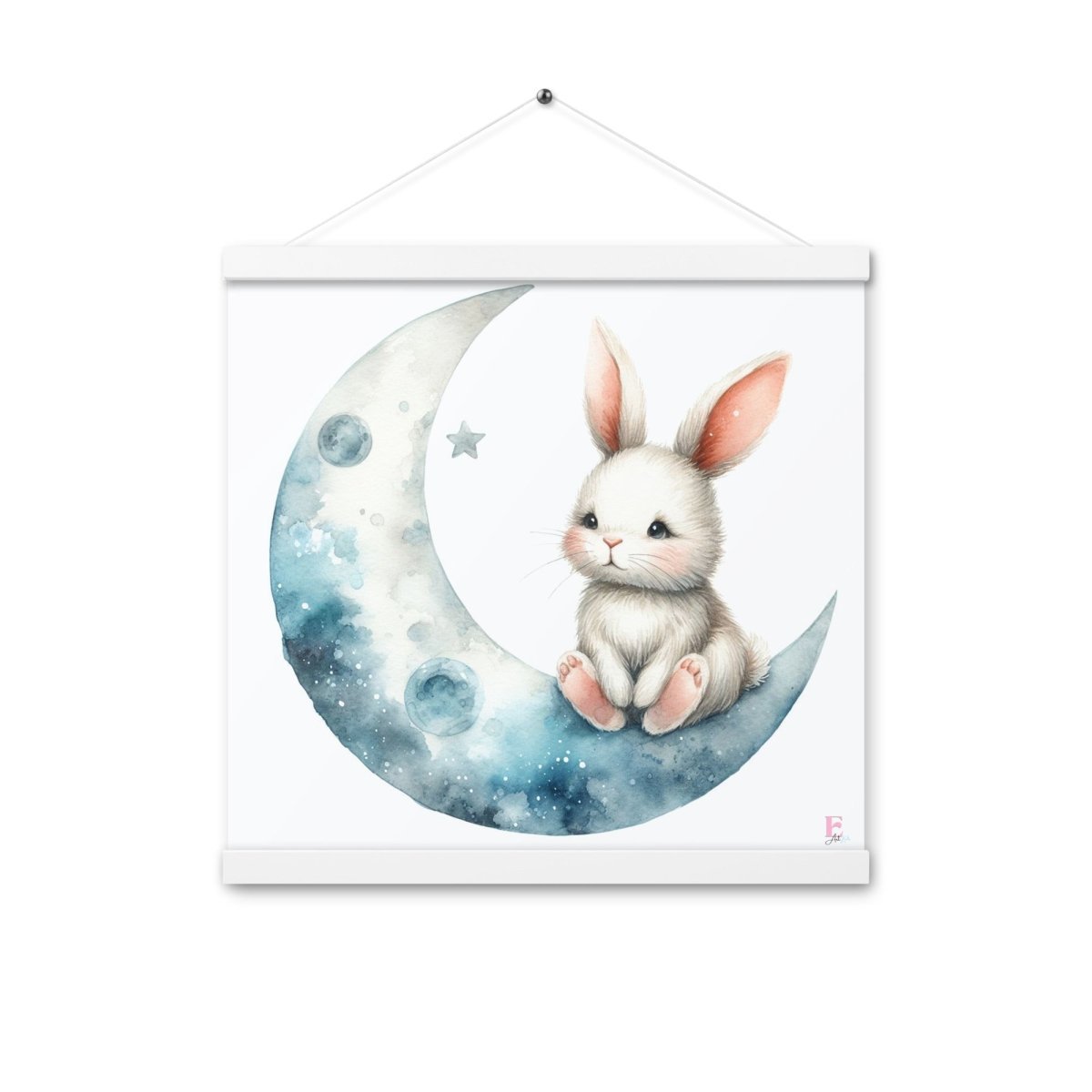 Poster colgador Conejito en Luna - Nanetes