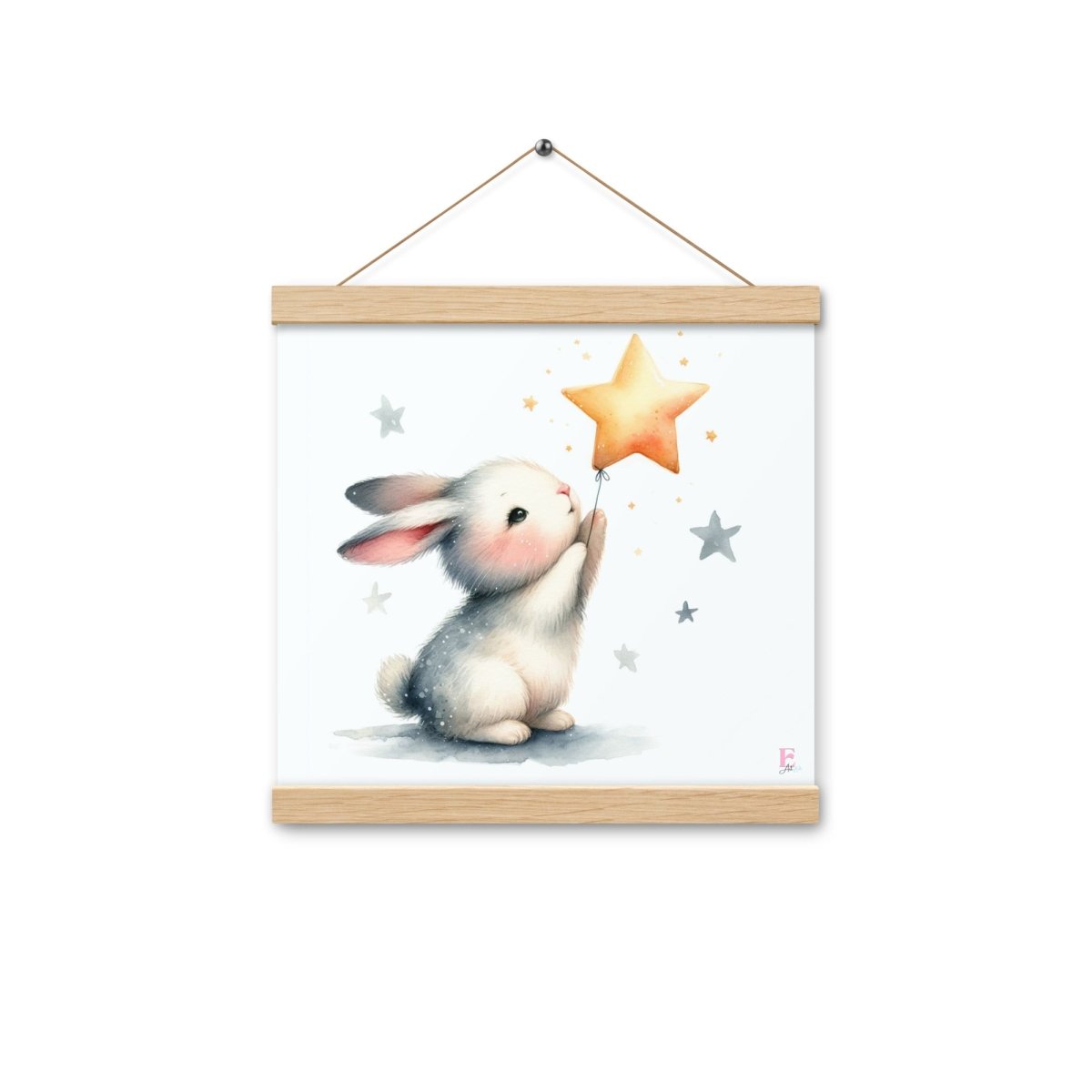 Poster colgador Conejito y Estrella - Nanetes