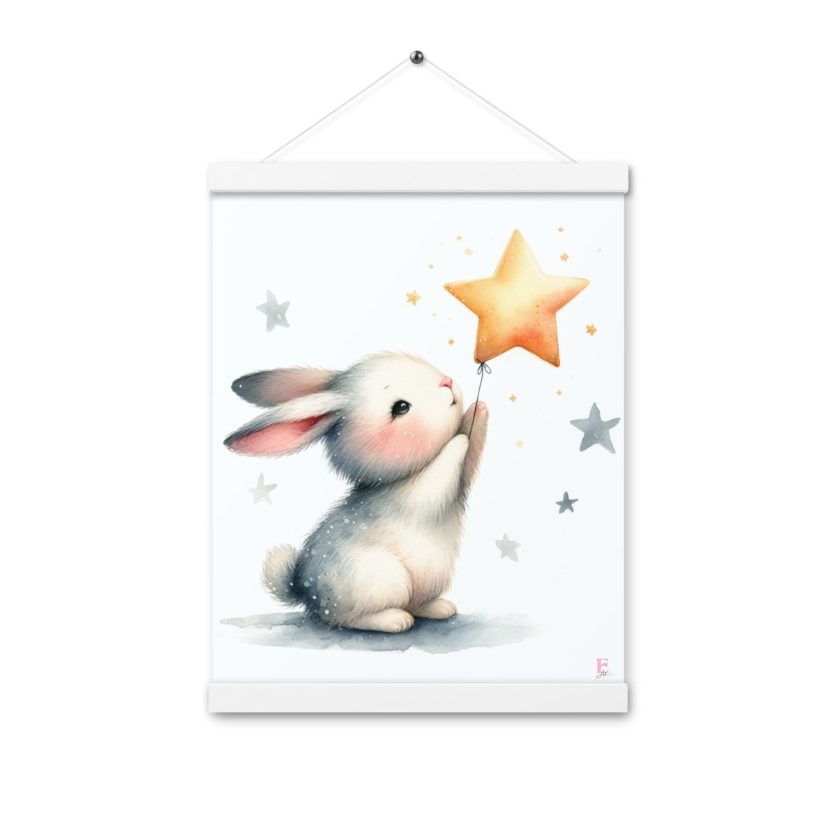 Poster colgador Conejito y Estrella - Nanetes