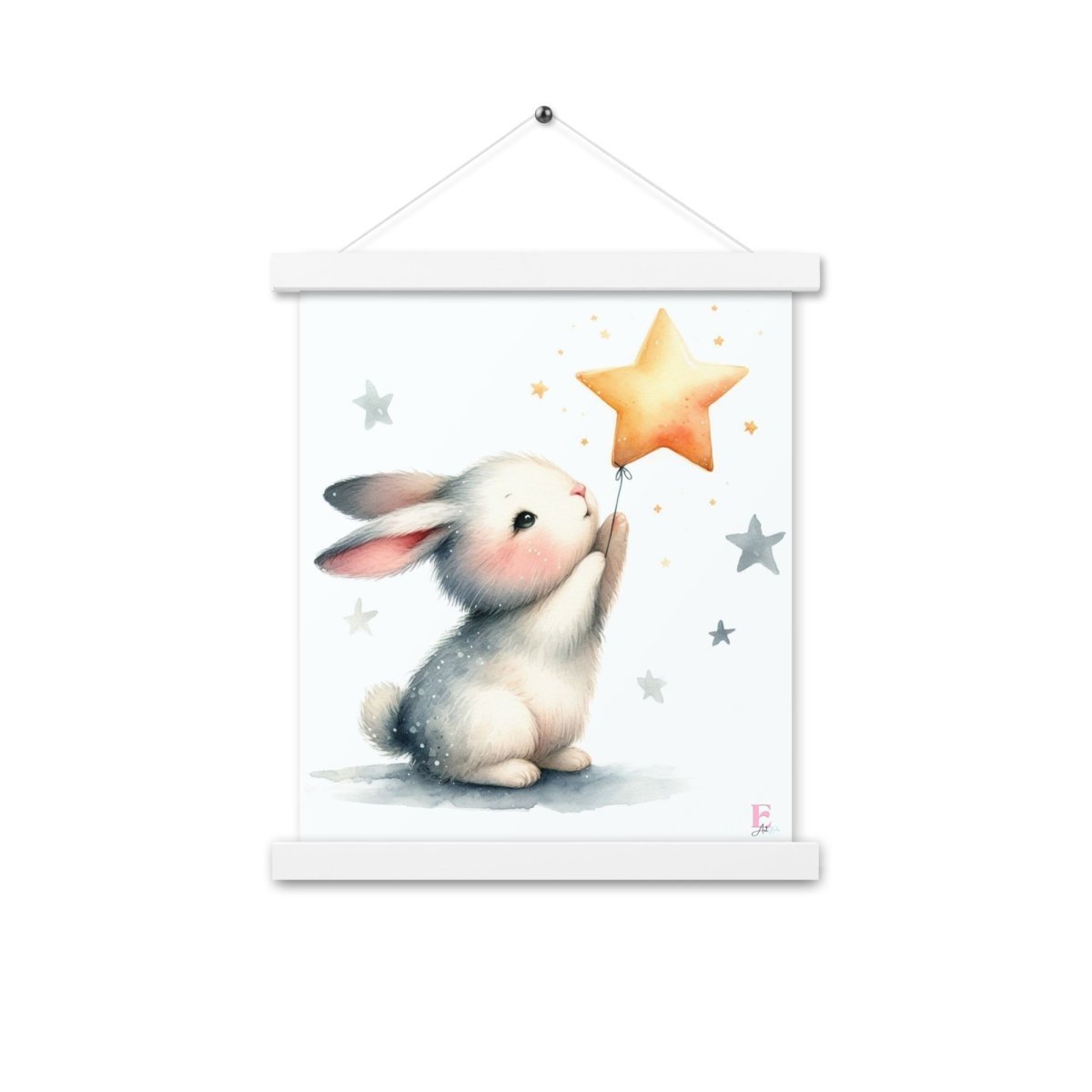 Poster colgador Conejito y Estrella - Nanetes