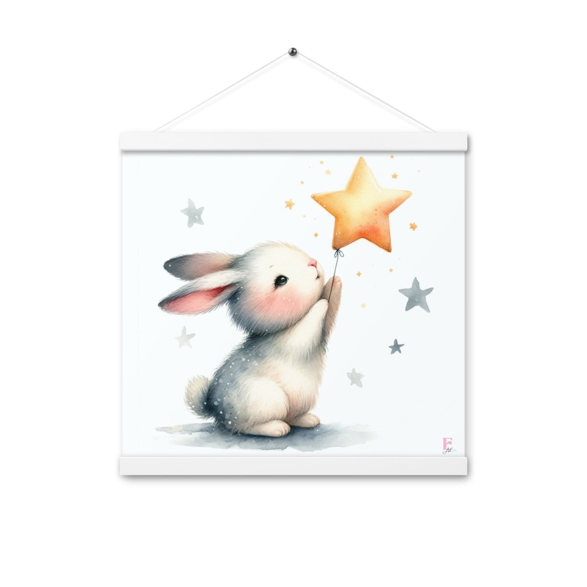 Poster colgador Conejito y Estrella - Nanetes