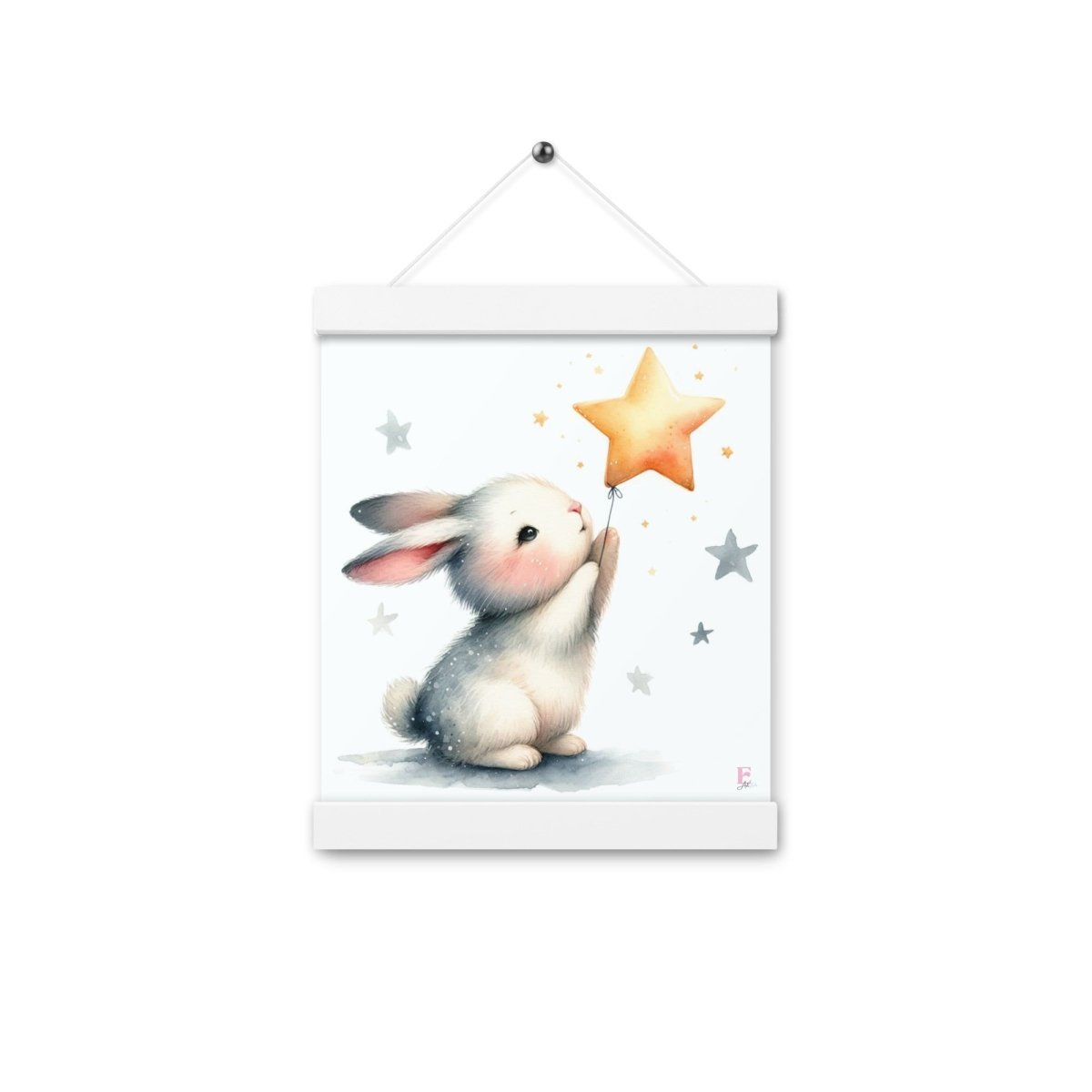 Poster colgador Conejito y Estrella - Nanetes
