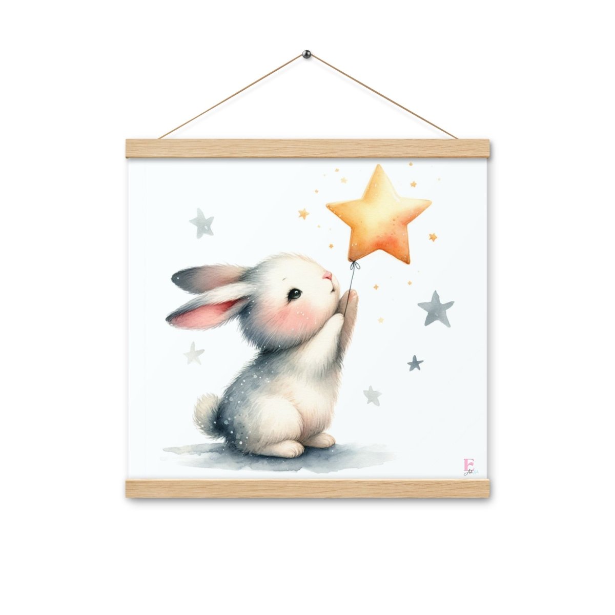 Poster colgador Conejito y Estrella - Nanetes
