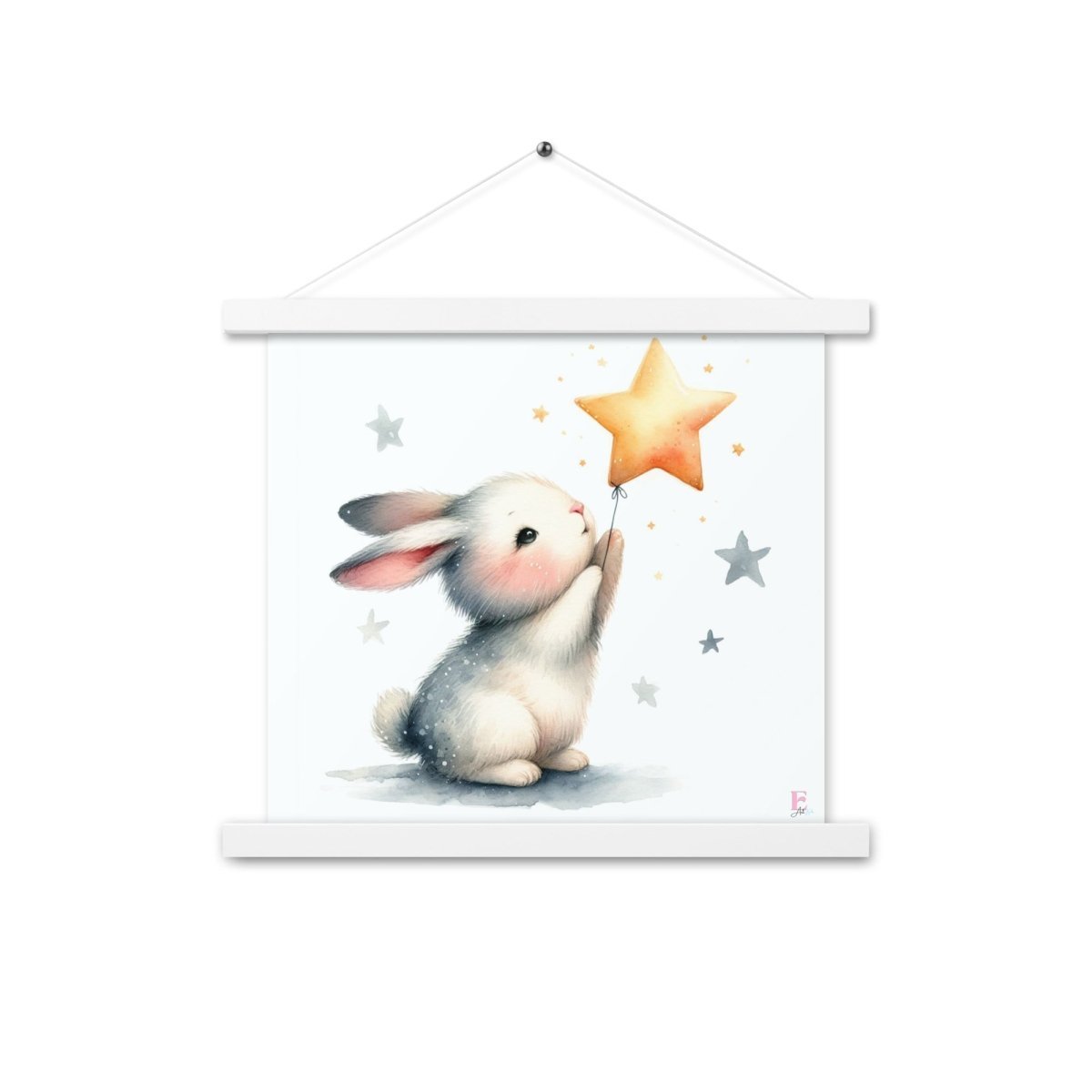 Poster colgador Conejito y Estrella - Nanetes