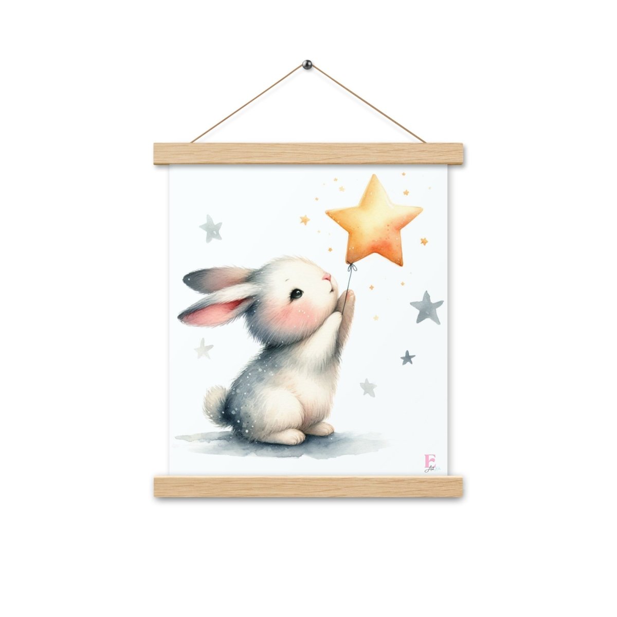 Poster colgador Conejito y Estrella - Nanetes