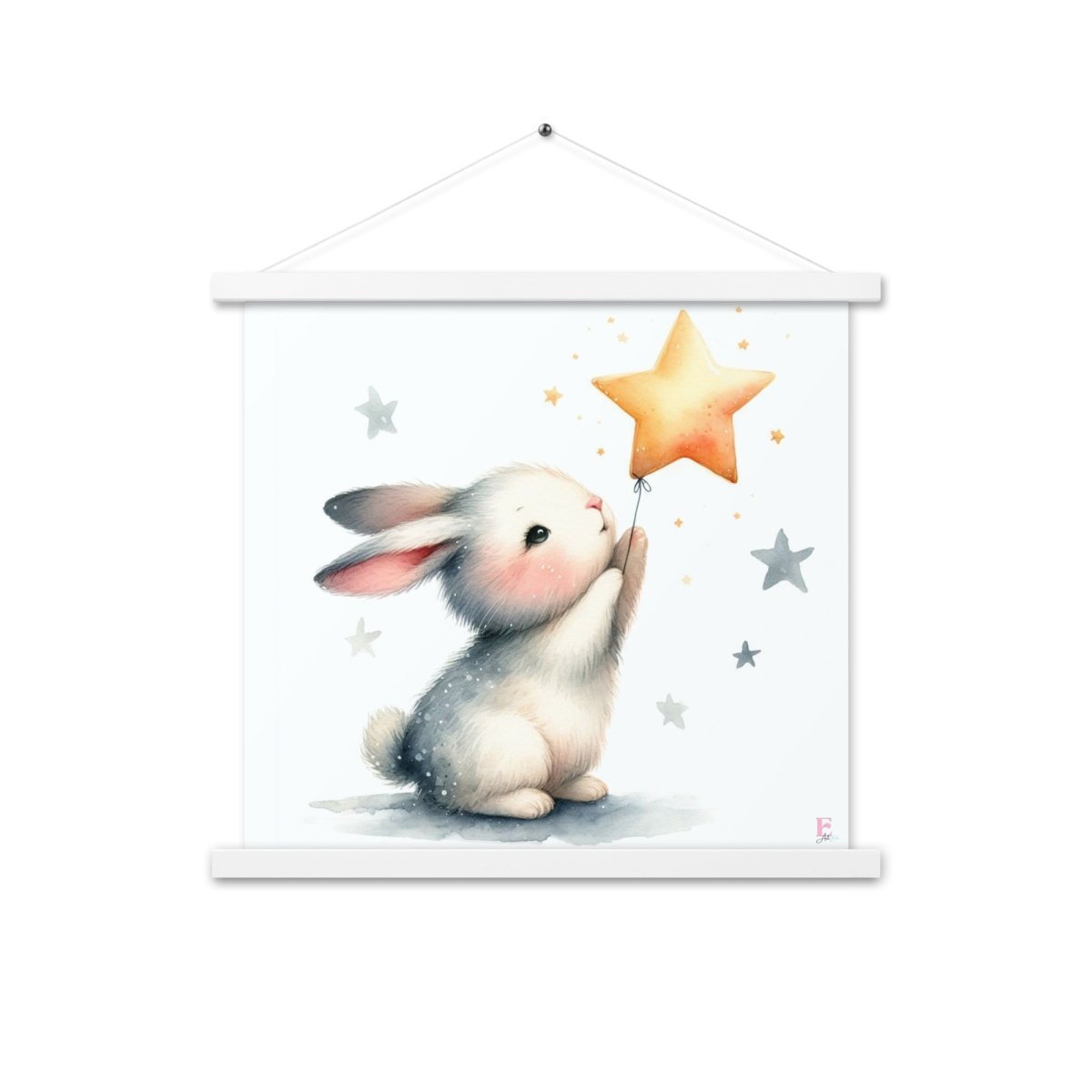 Poster colgador Conejito y Estrella - Nanetes