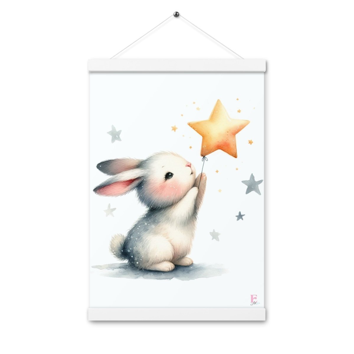 Poster colgador Conejito y Estrella - Nanetes