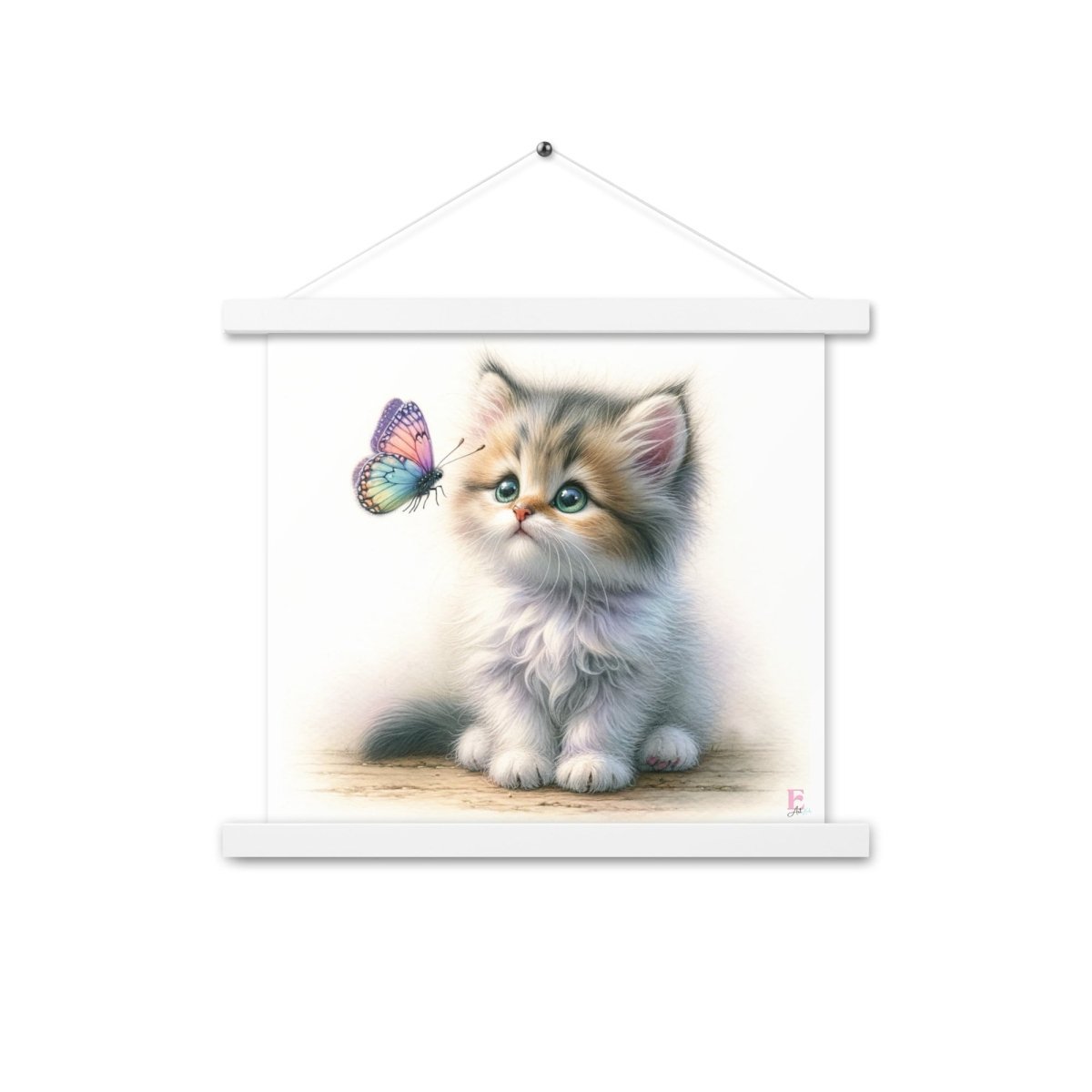 Poster colgador Gatito Mariposa - Nanetes
