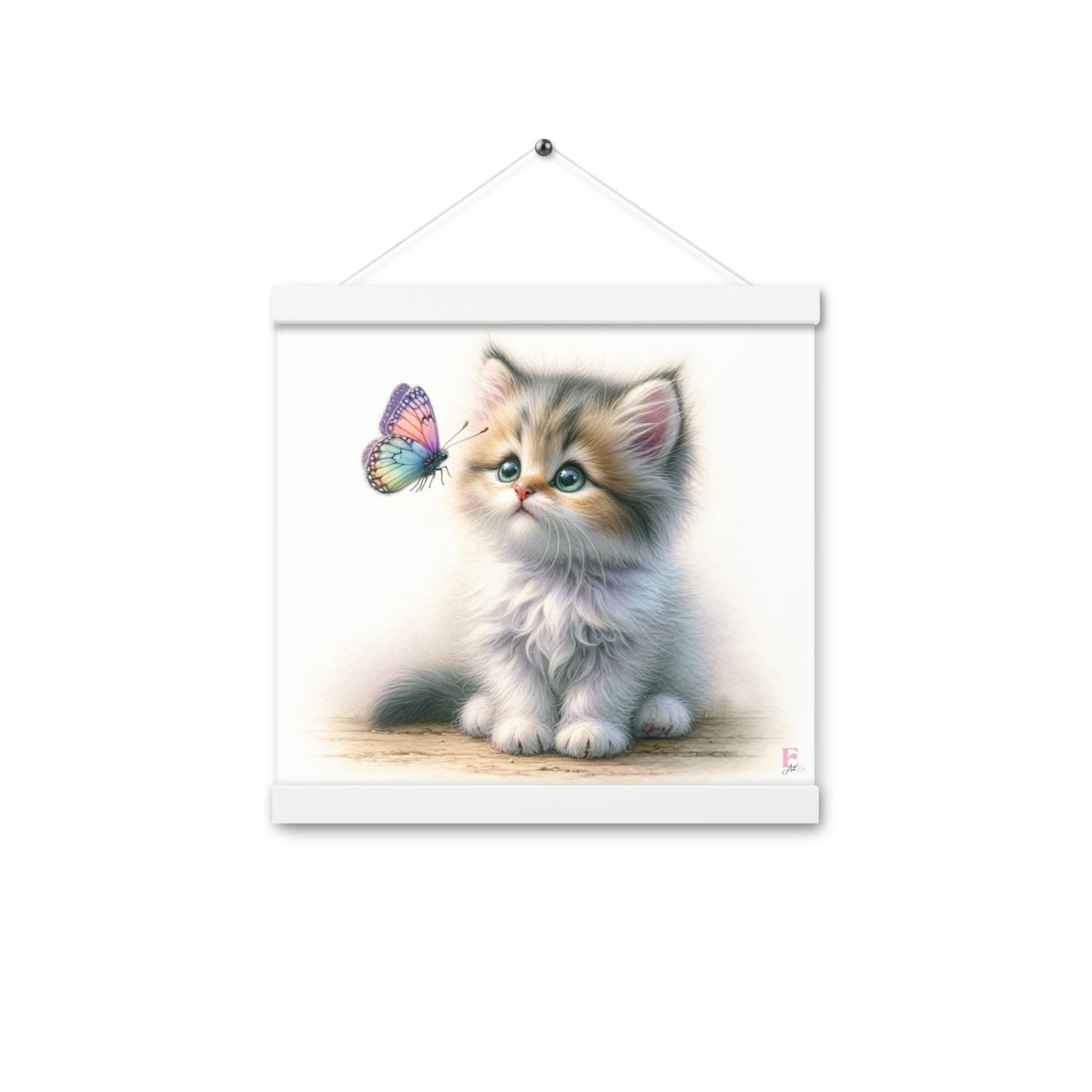 Poster colgador Gatito Mariposa - Nanetes