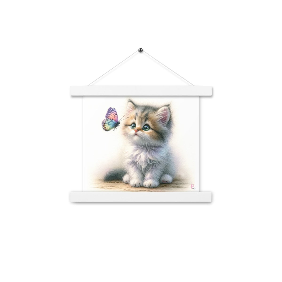 Poster colgador Gatito Mariposa - Nanetes