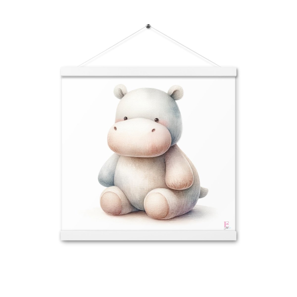 Poster colgador Hipopotamo Peluche - Nanetes