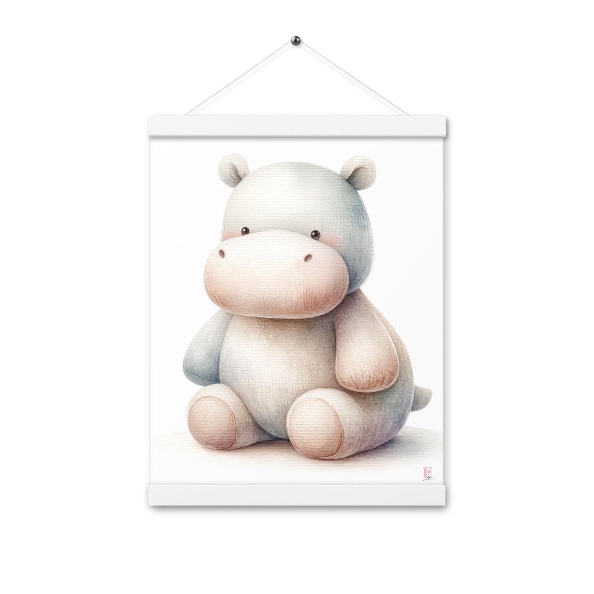Poster colgador Hipopotamo Peluche - Nanetes