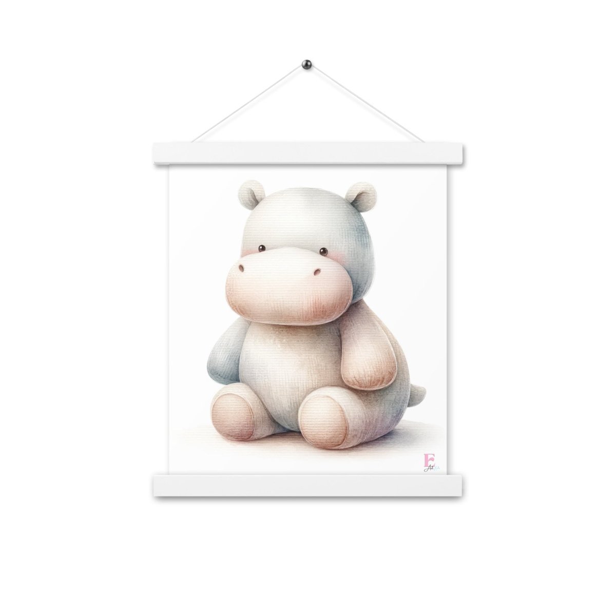 Poster colgador Hipopotamo Peluche - Nanetes