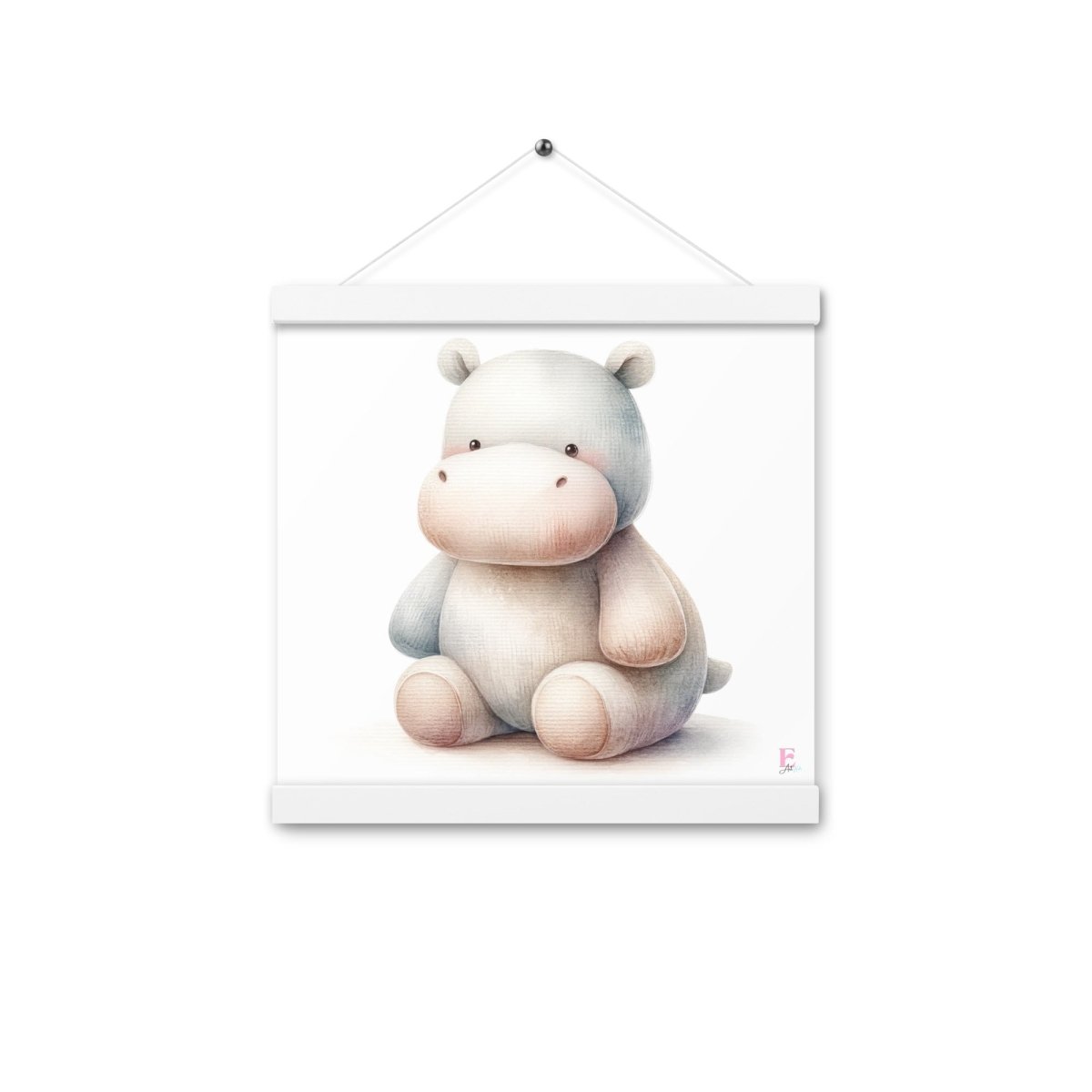 Poster colgador Hipopotamo Peluche - Nanetes