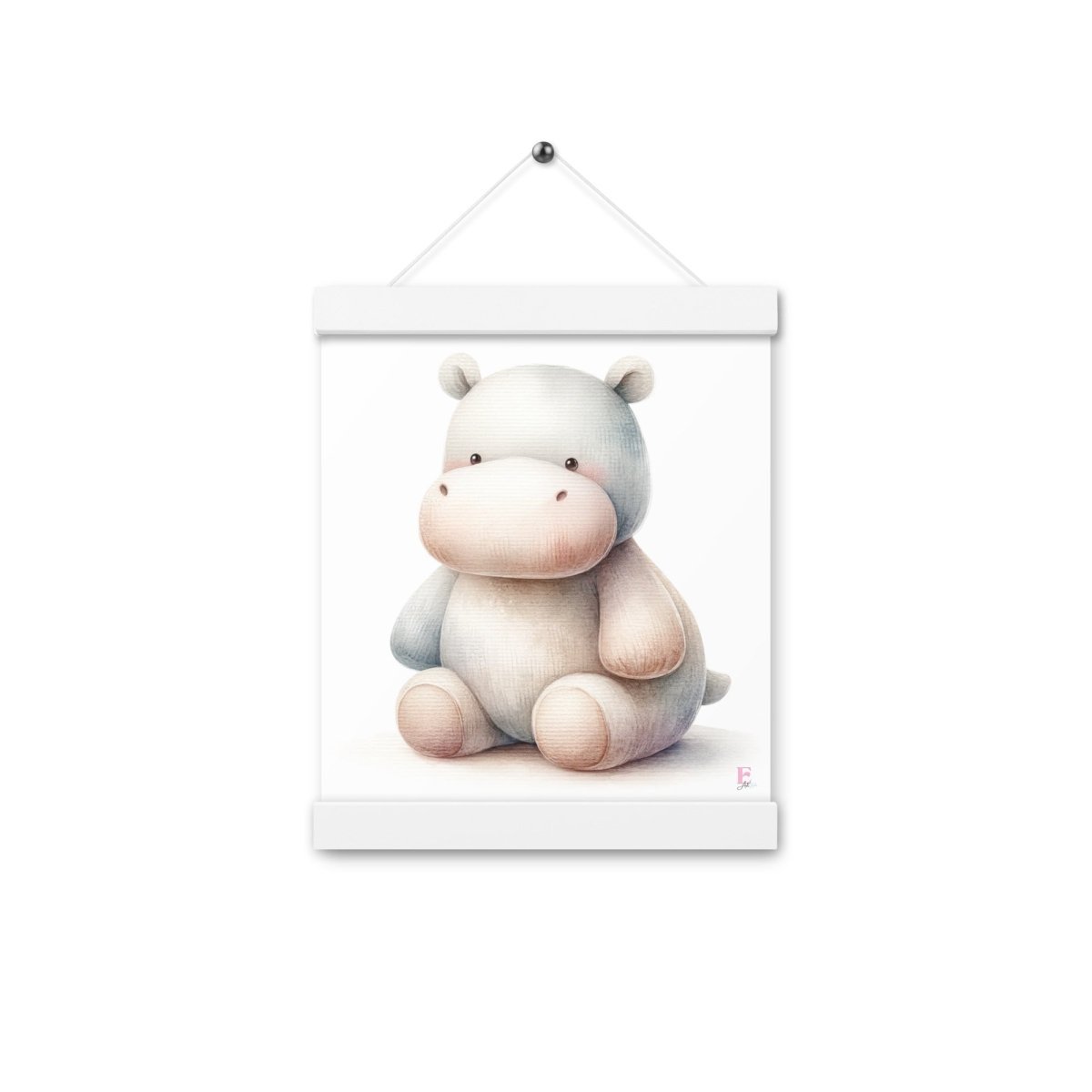 Poster colgador Hipopotamo Peluche - Nanetes