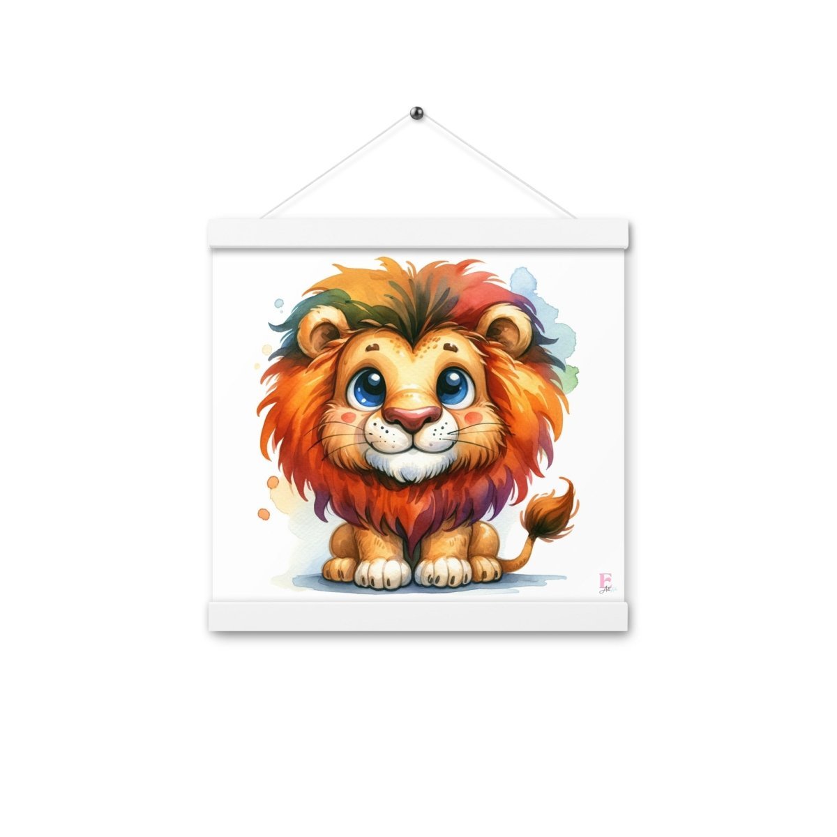 Poster colgador Leon en colores - Nanetes