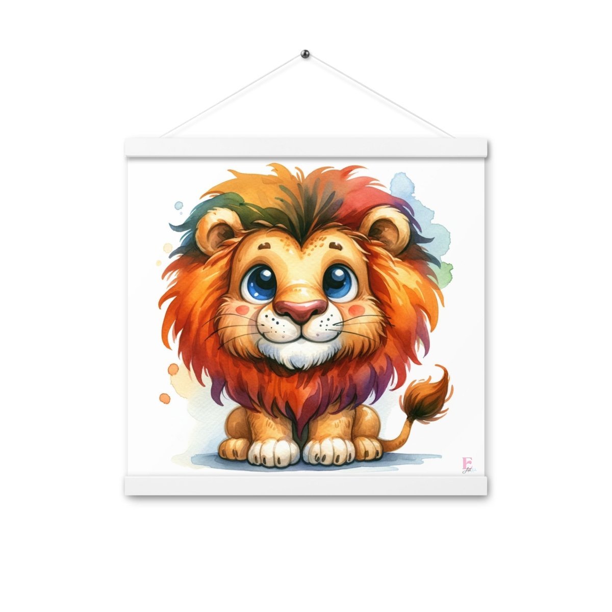 Poster colgador Leon en colores - Nanetes