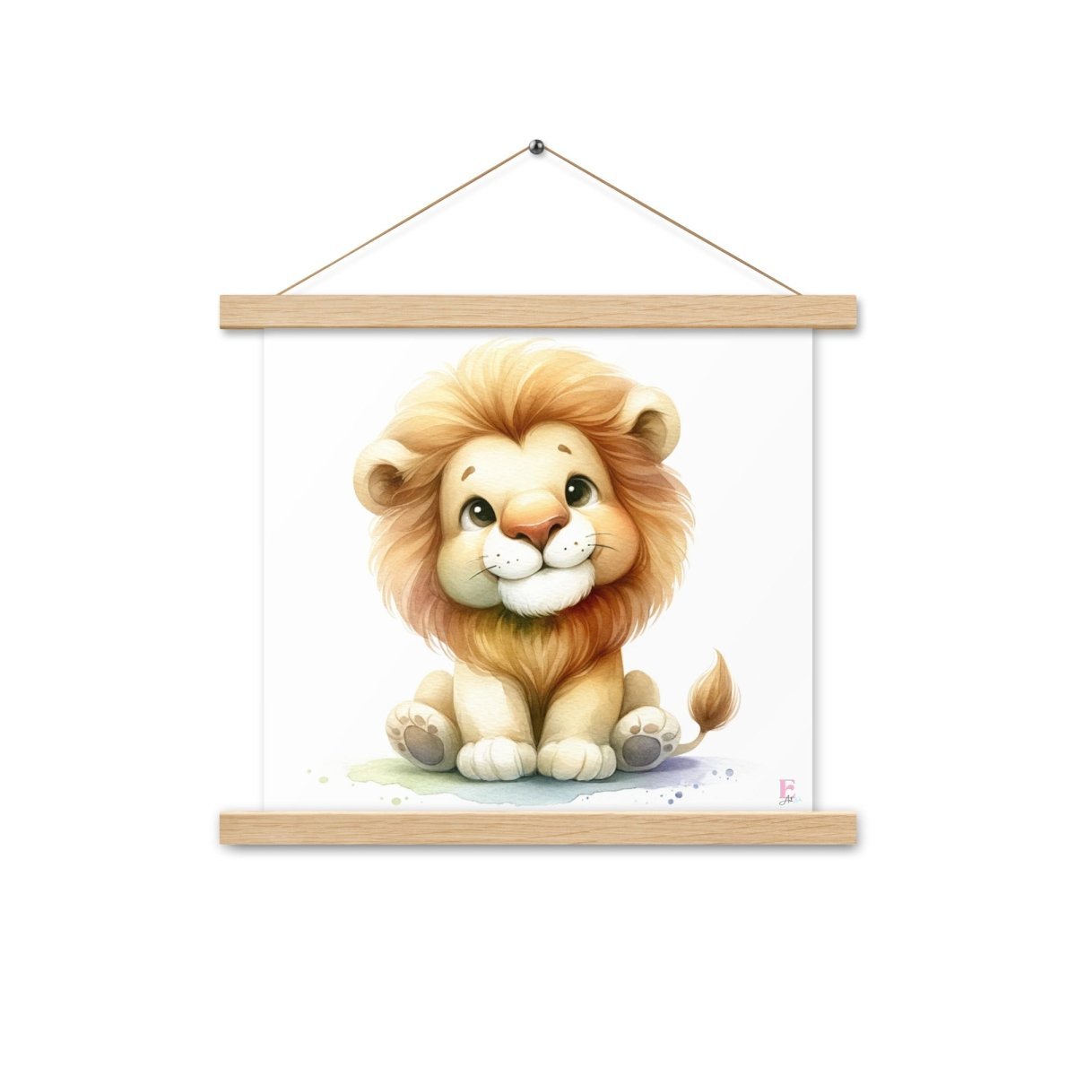 Poster colgador Leon - Nanetes