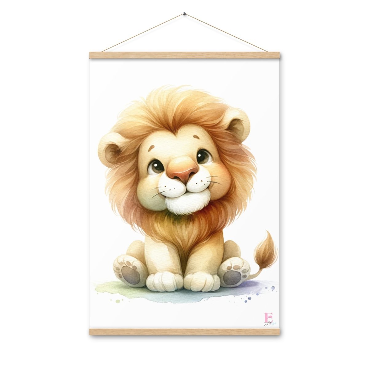 Poster colgador Leon - Nanetes