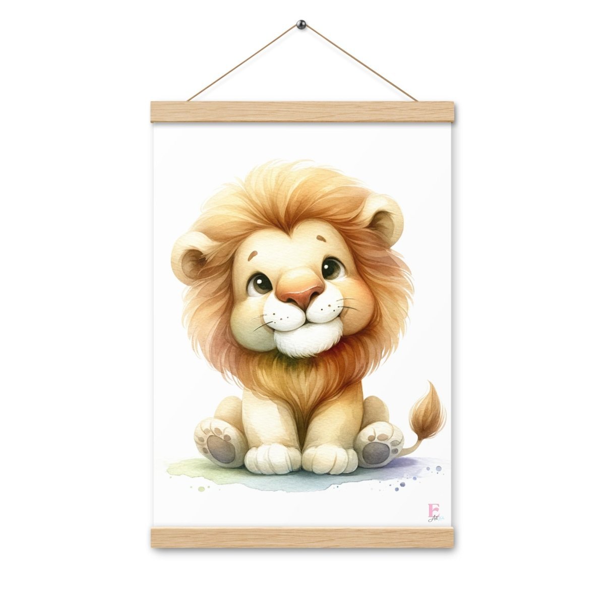 Poster colgador Leon - Nanetes