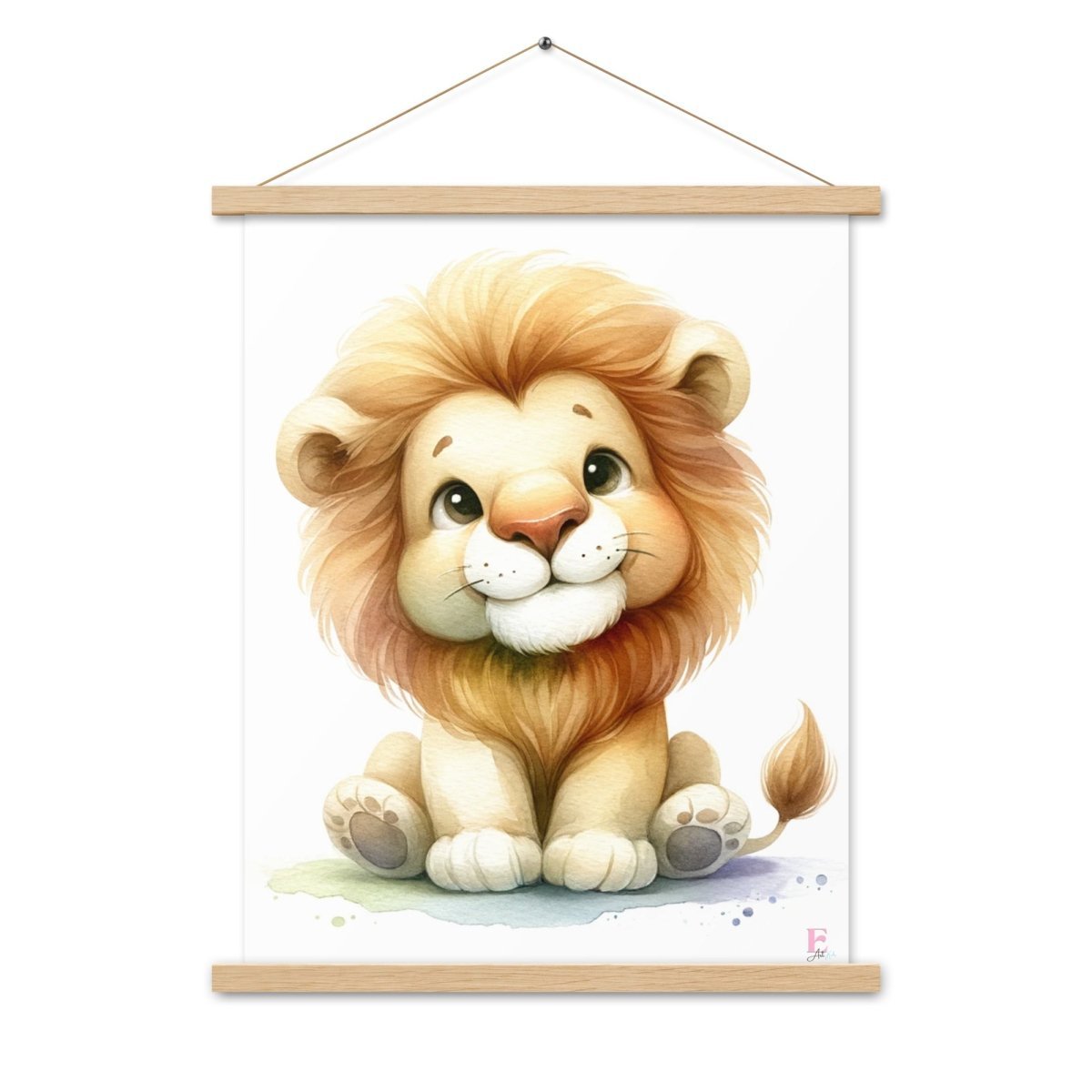 Poster colgador Leon - Nanetes