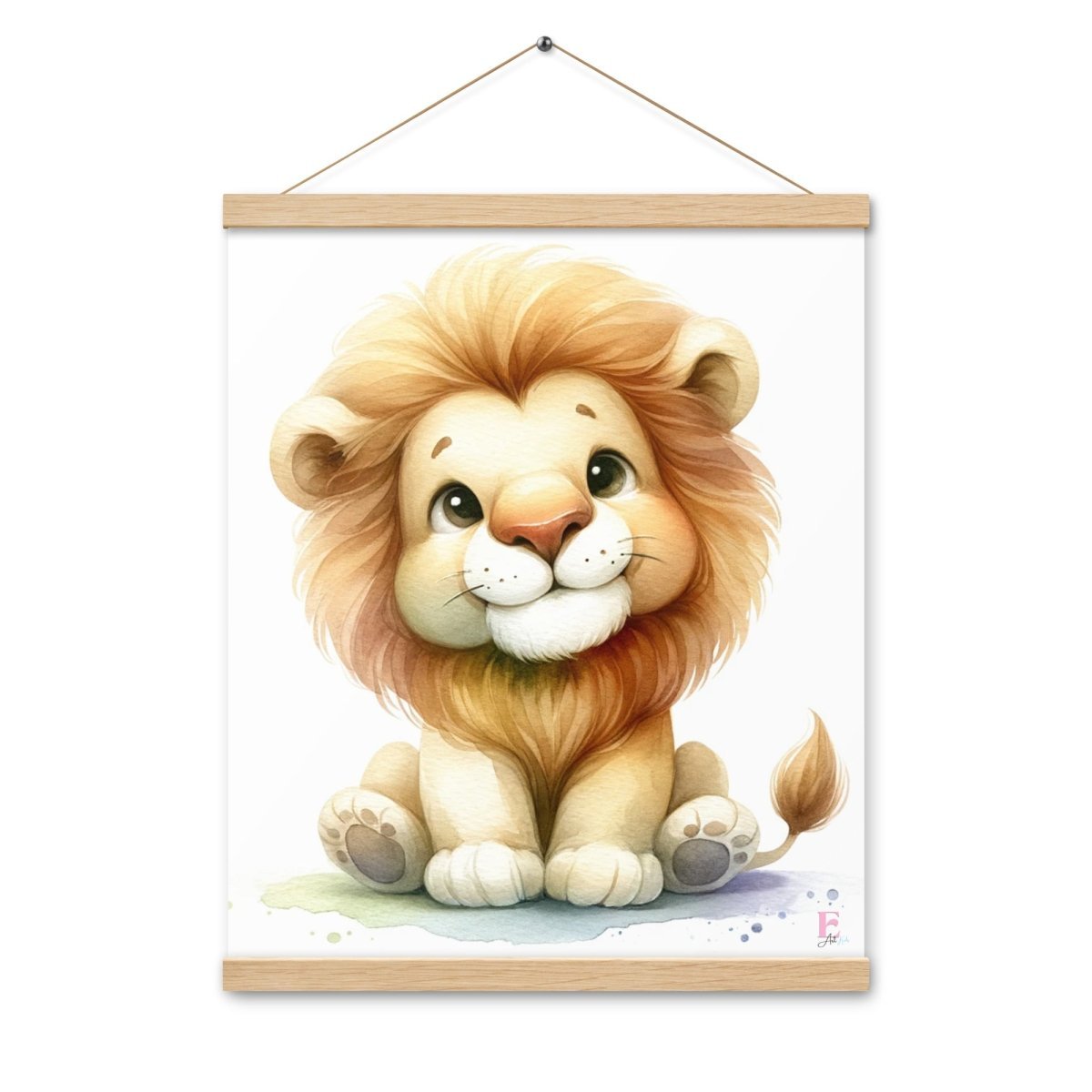 Poster colgador Leon - Nanetes