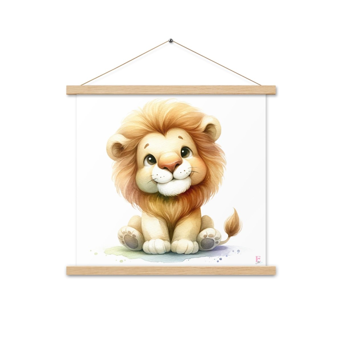 Poster colgador Leon - Nanetes