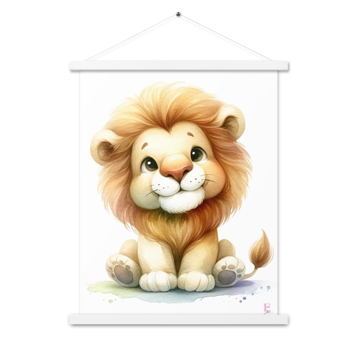 Poster colgador Leon - Nanetes