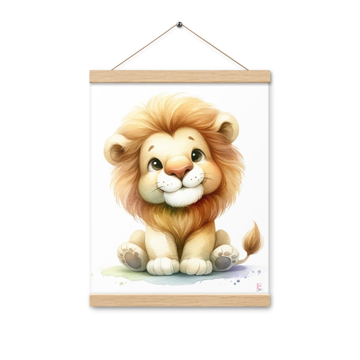 Poster colgador Leon - Nanetes