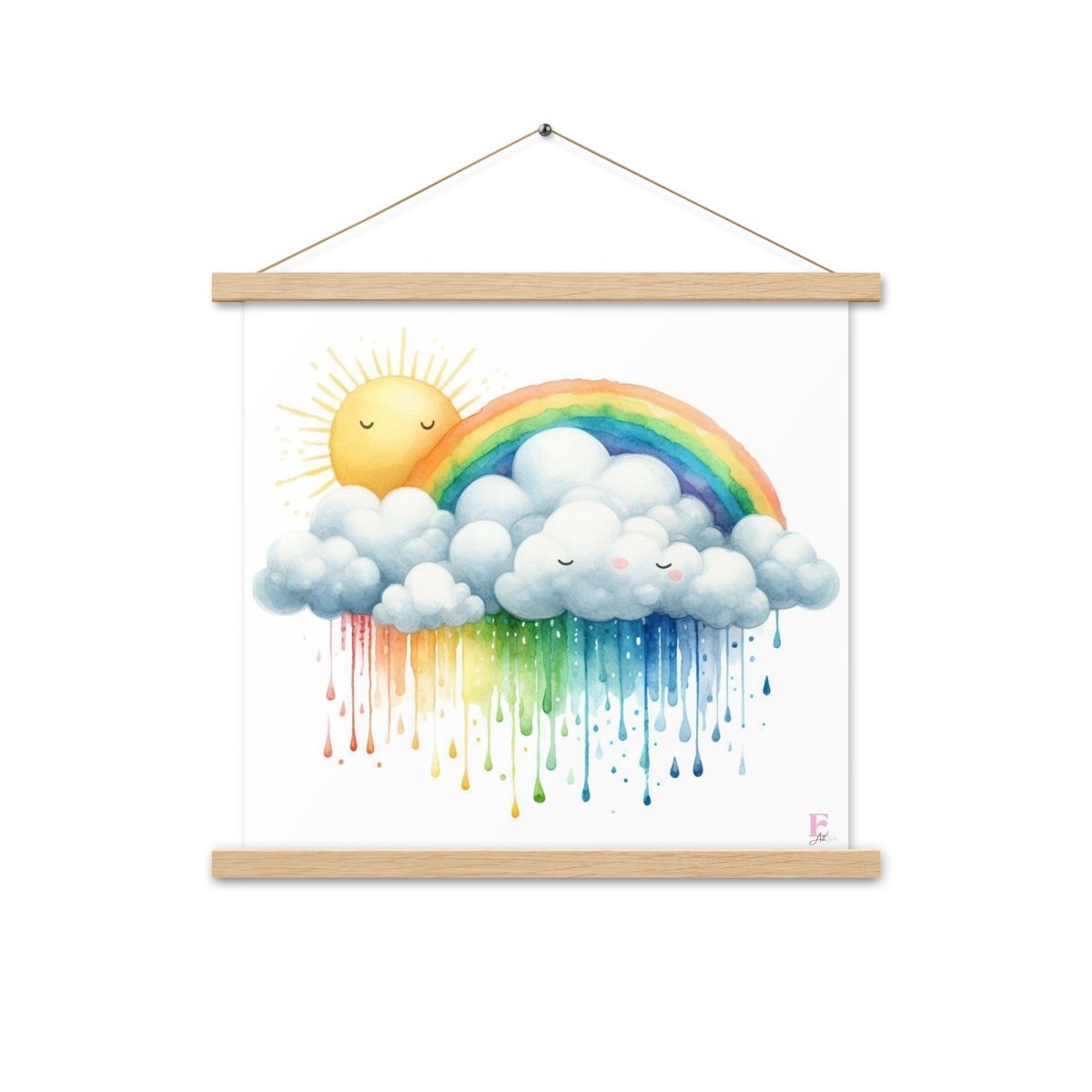 Poster colgador Nube y Sol - Nanetes