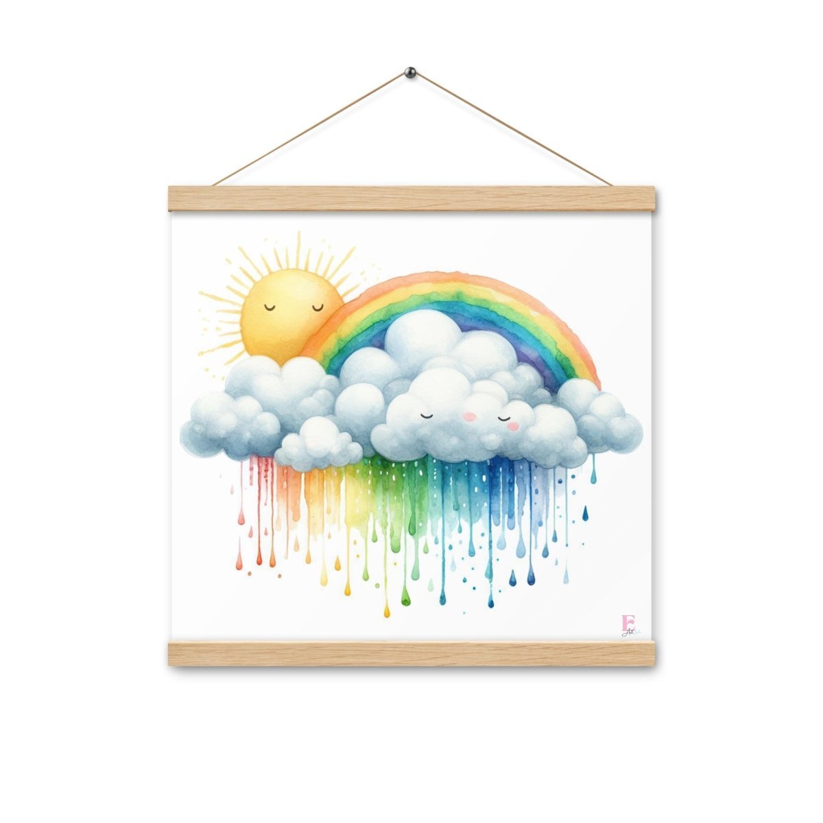 Poster colgador Nube y Sol - Nanetes